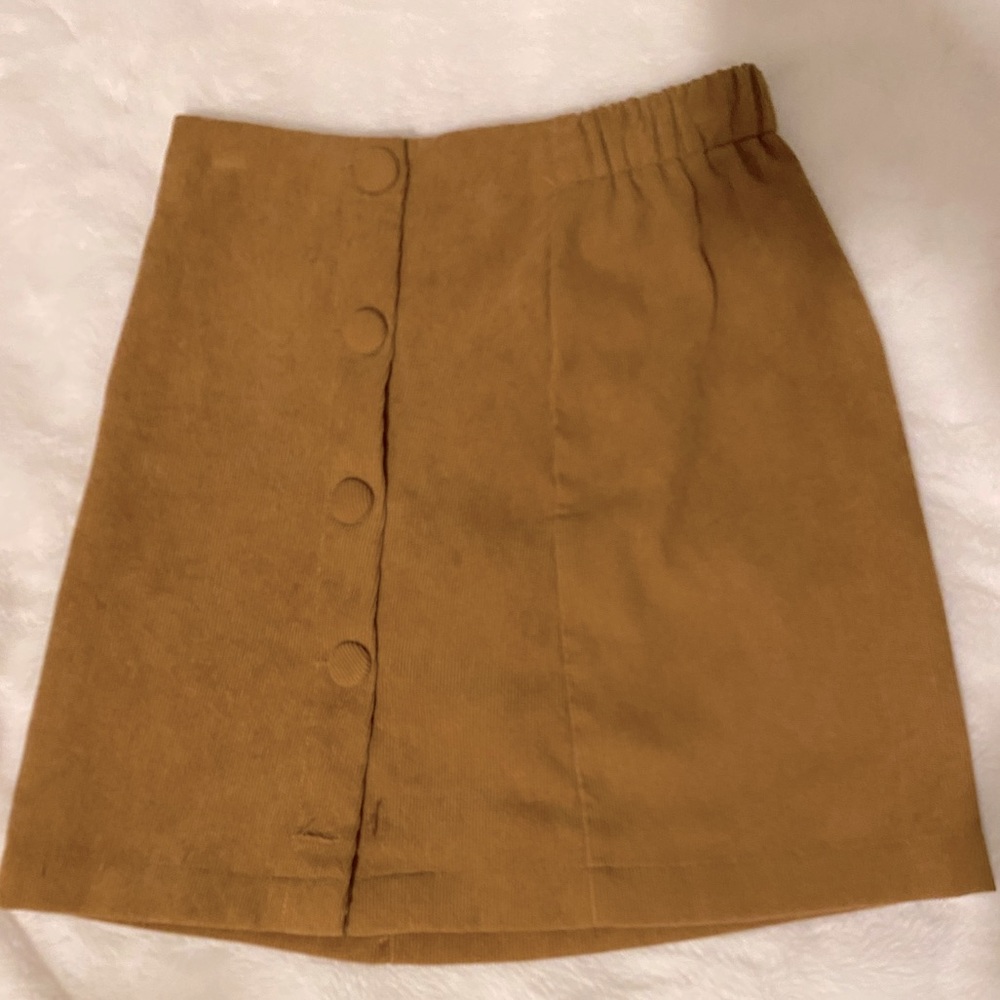 GIRLS BROWN SKIRT - size 8